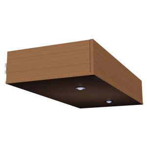 Cornisa de Madera Iluminada para Tienda