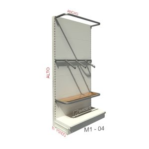 Estantería Mural para Tienda M1-04