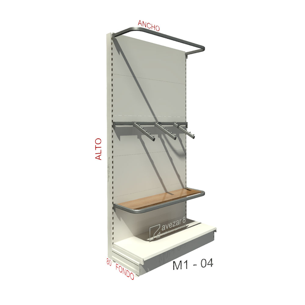 Estantería Mural para Tienda M1-04