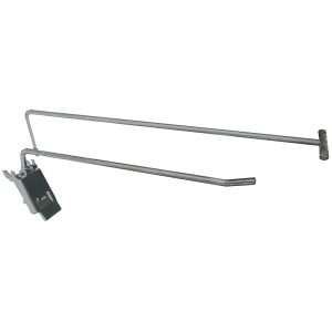 Gancho simple tipo clip con barra portaprecio